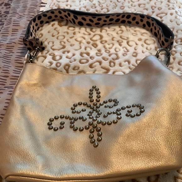 Two bar west metallic pebble leather “like new”. NWOT Sergio cowhide strap - Picture 6 of 8